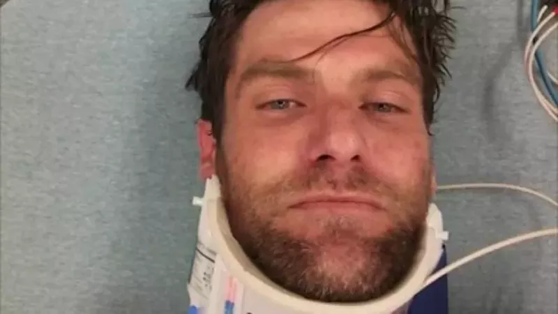 Image: In 2016, cyclist Mark Shelton said he was purposefully targeted by a hit-and-run driver.