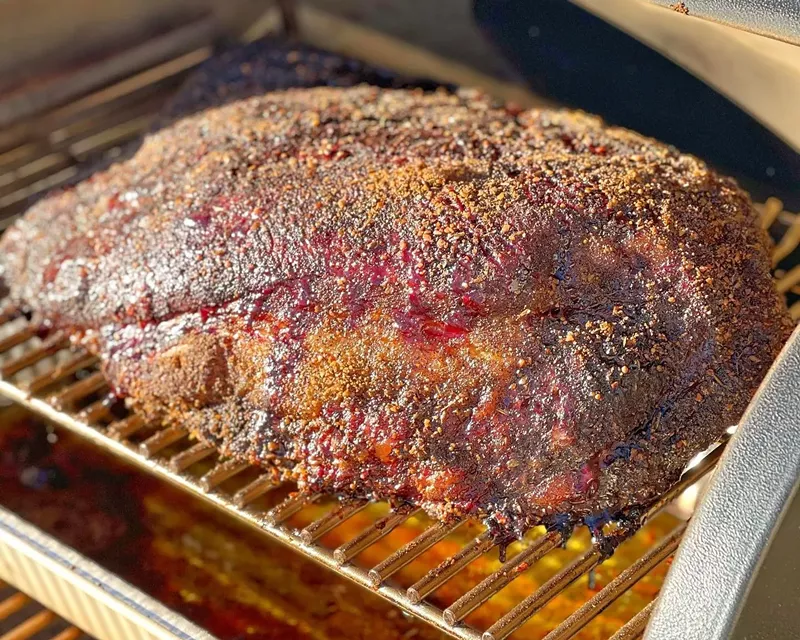 Image: This brisket might be more than a weeknight project, but if you're working from home or wait for a weekend, it's still doable.
