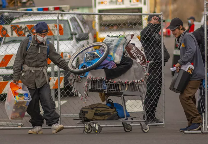 Image: The city's sweeps of homeless encampments will essentially be on trial in federal court.