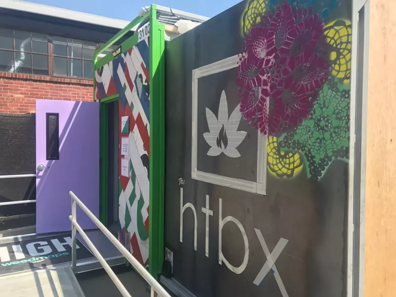 Image: Find the HTBX lounge at 3102 Blake Street.