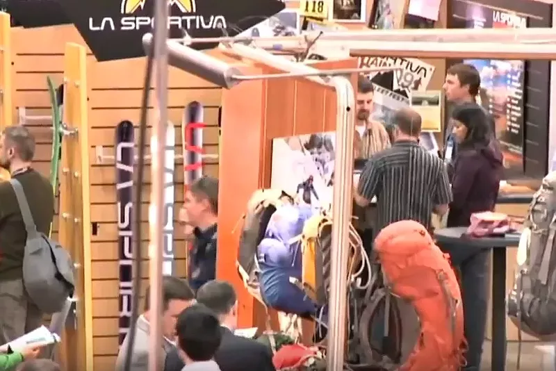 Image: Inside a recent edition of the Outdoor Retailer show.