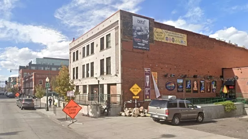 Image: The Beta building at 1909 Blake Street.