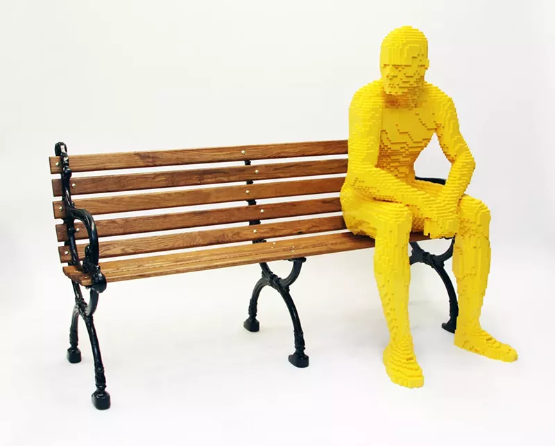 Image: Nathan Sawaya's work will be on display as part of The Art of the Brick.