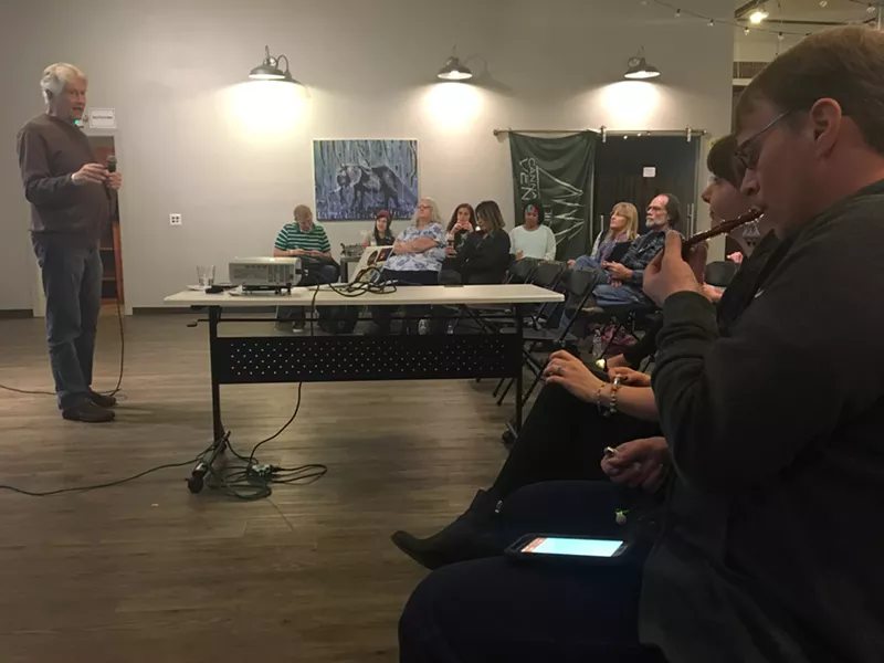Image: Denver NORML legal counsel Judd Golden talks about cannabis legislation.