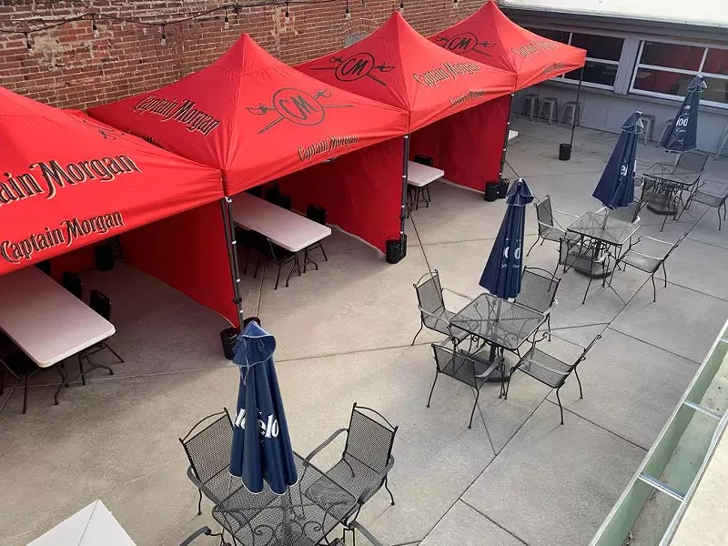 Image: The Dive Inn was the first bar to receive outdoor expansion approval.