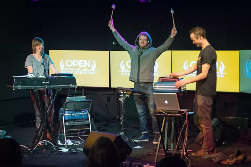 Image: Natalie Tate performing during Open Music Sessions in 2016.