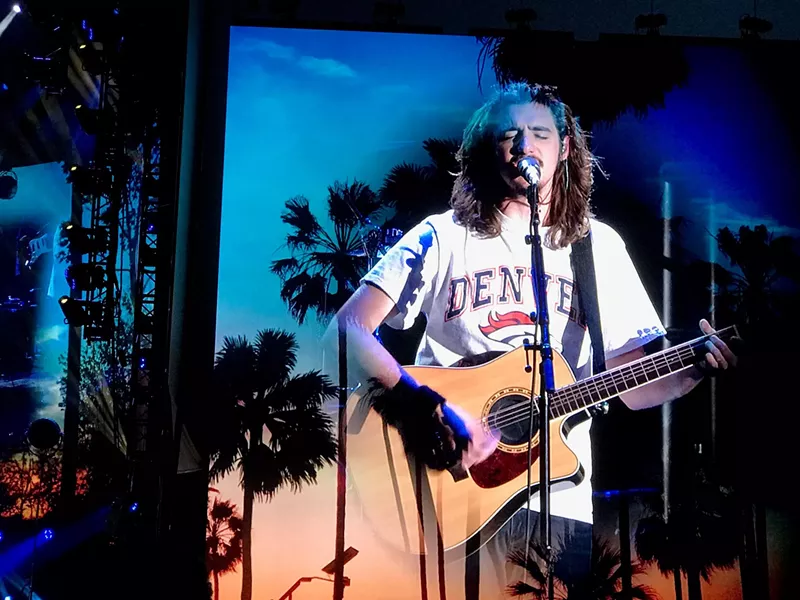 Image: Glenn Frey's son Deacon playing with the Eagles on Thursday, June 28, 2018.
