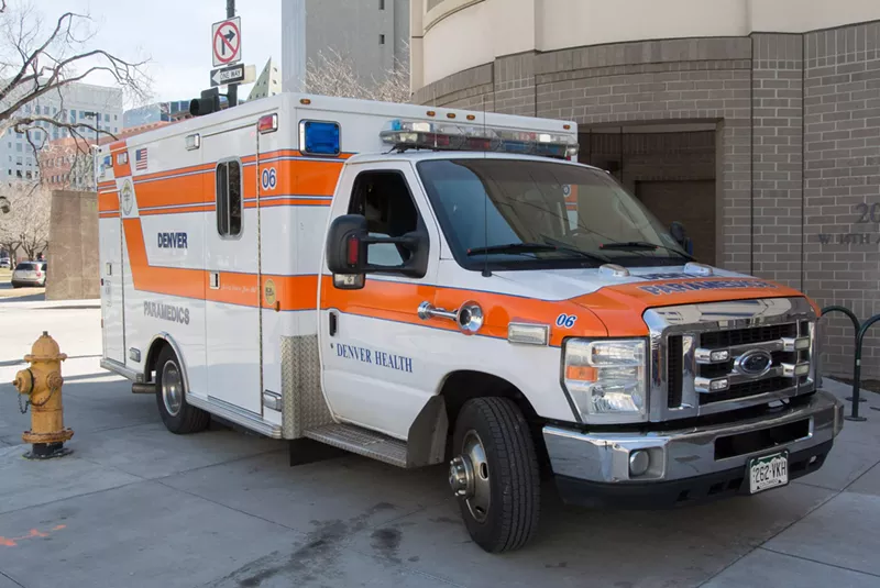 Image: Denver Health ambulance paramedic vehicle