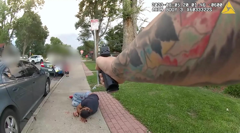 Image: Denver resident Brandon Cole after being fatally shot by a Denver police officer who mistook a marker he was carrying for a knife.