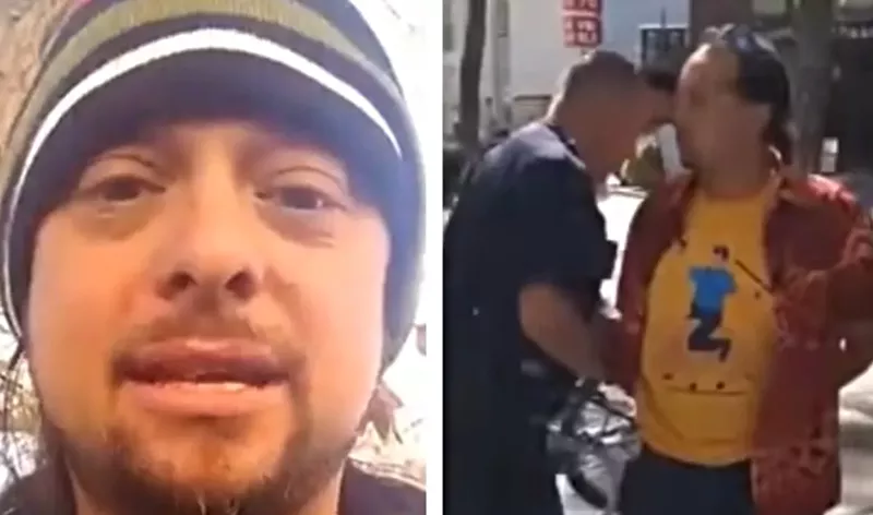 Image: Brian Loma was arrested on the 16th Street Mall in September 2018 for using the F-word.