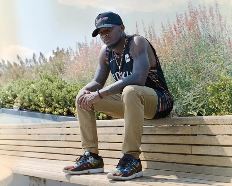 Image: At'Eaze is a rapper dedicated to spreading messages of positivity and hope.