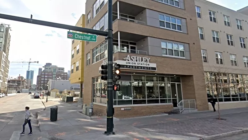 Image: At Ashley Union Station Apartments, at 1850 Chestnut Place, one- and two-bedroom apartments are available for between $1,885 and $3,939.