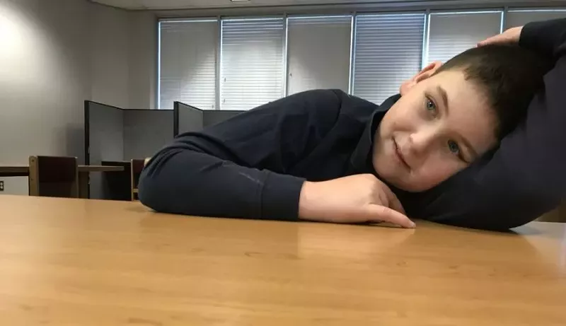 Image: Fifth-grader Jake DiProfio was handcuffed four times this past year.