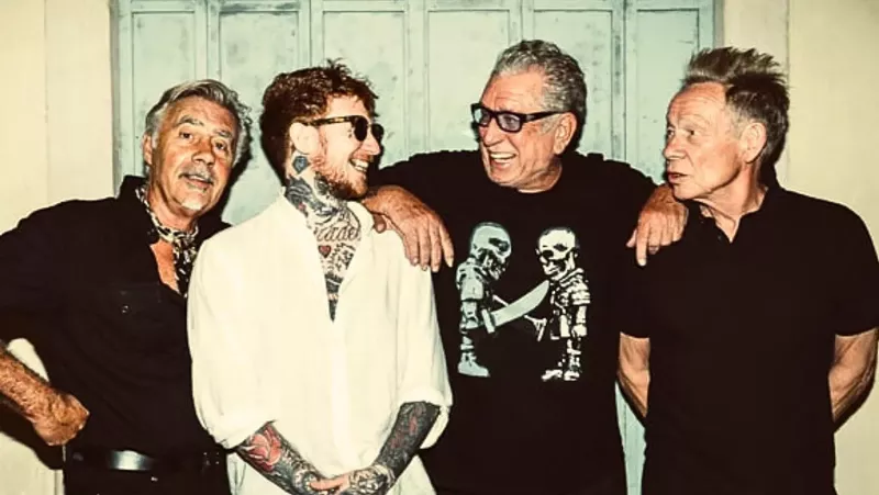 Image: members of the Sex pistols in 2025