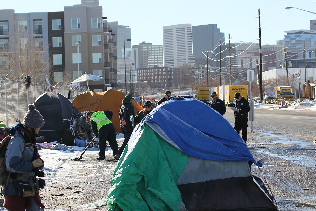 Homelessness is still criminalized in Denver, critics say.