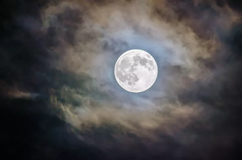 Image: May's full moon is called the Flower Moon, named for the abundance of blossoms at this time of year.
