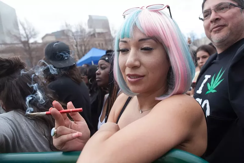 Image: The annual gathering of cannabis supporters at Civic Center Park typically features a free concert, but it won't this year.
