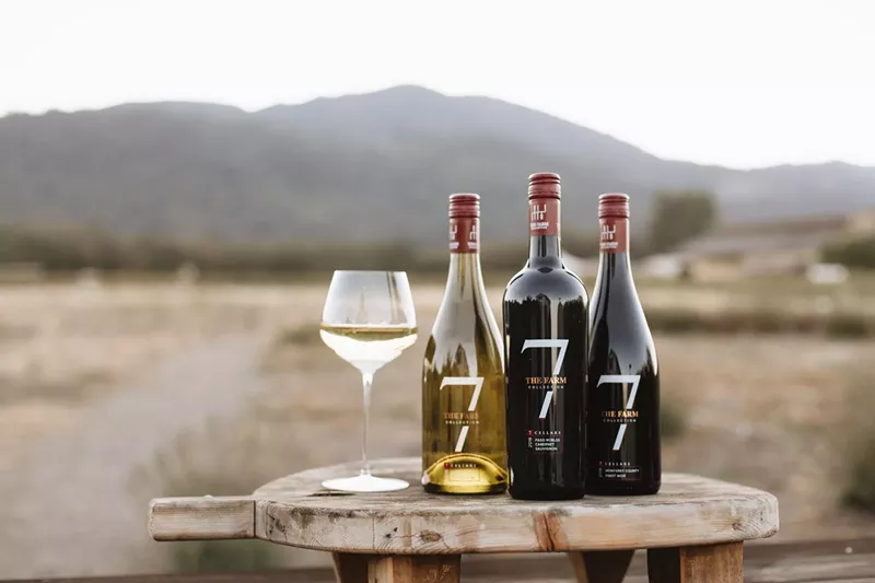 Image: The three wines of the Farm Collection.