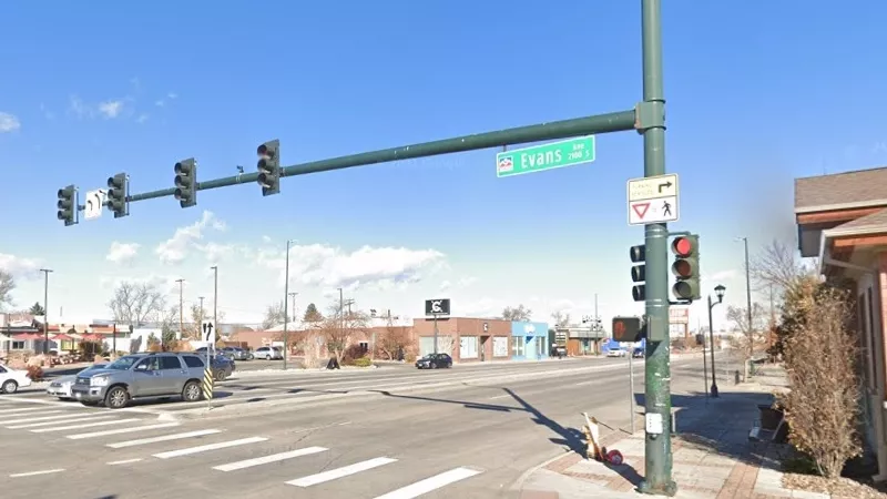 Image: One of the shootings took place near the intersection of East Evans and Broadway.