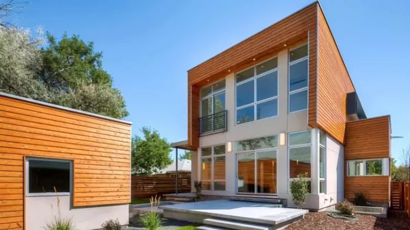 Image: A residence included in the 2016 Denver Modern Home tour.