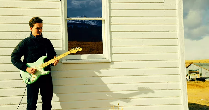 Image: A still from the video for John Baldwin's "Changes."