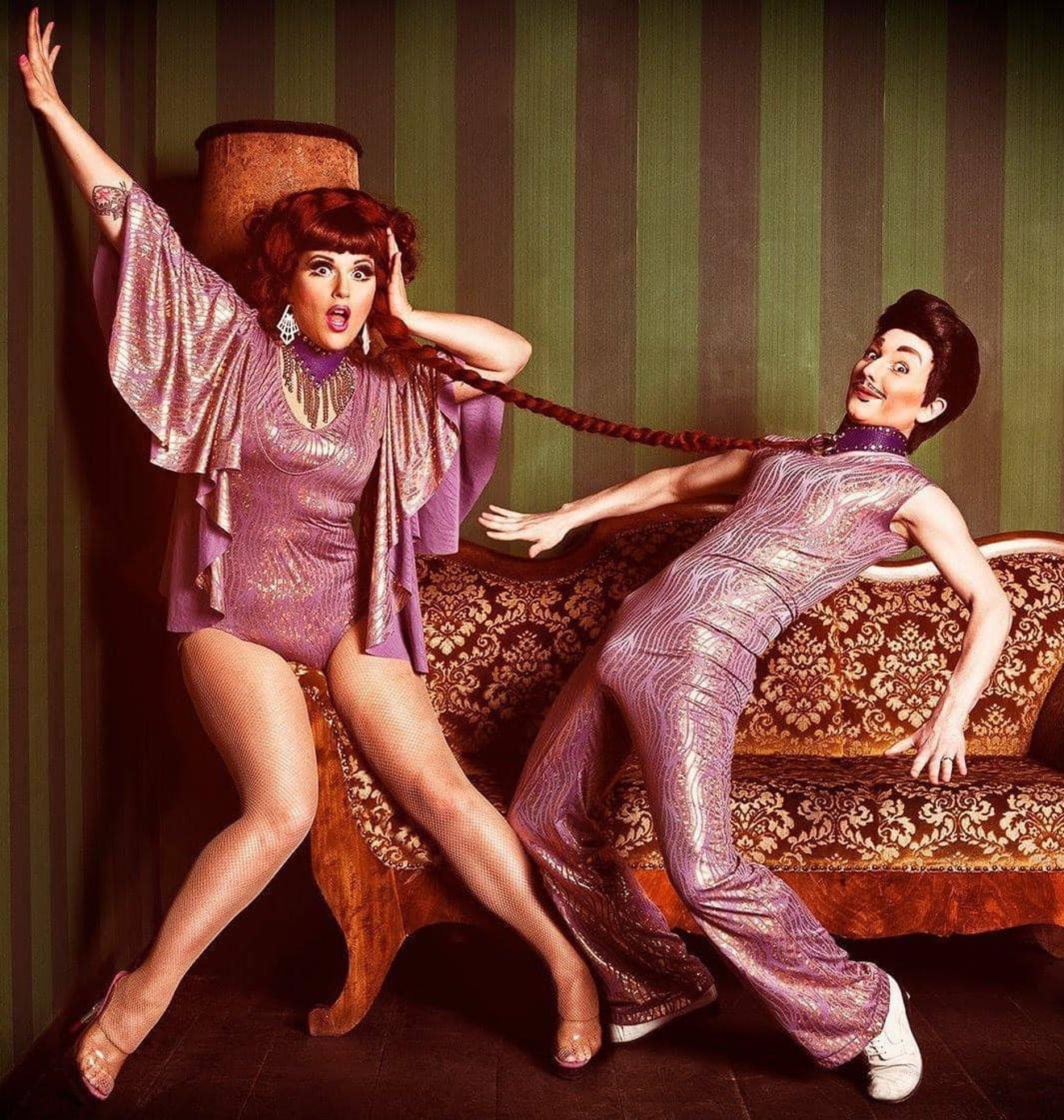 Burlesque duo Kitten N Lou is one of this year's five headlining acts.