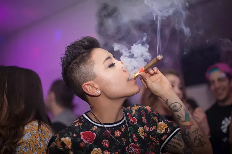 Image: Tetra Lounge, a marijuana smoking venue at 3039 Walnut Street, had planned for a grand opening on 4/20.