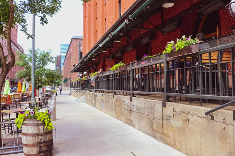 Image: Feeling cooped up? Starting this week, you'll be able to enjoy beer and chicken on the Wynkoop's expanded patio.