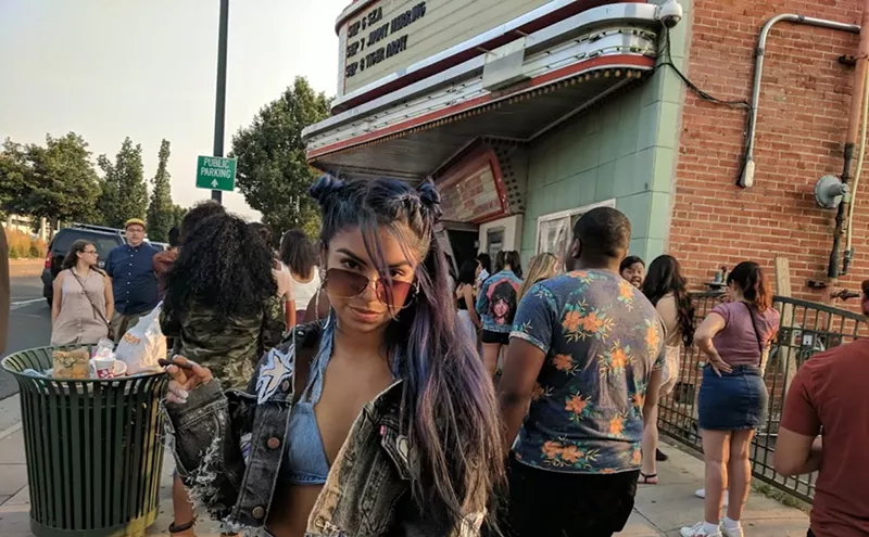 Image: Designer Destiny Acuna Spotted at SZA Concert