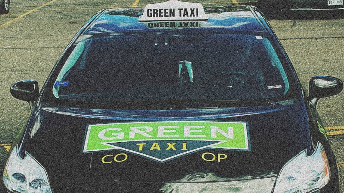 One of Green Taxi's hybrid cars.