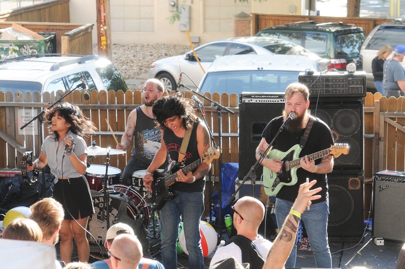 Denver garage-rock band Dirty Few.