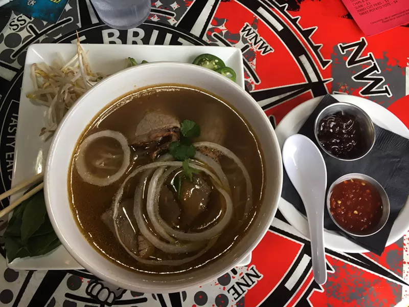 Image: The Brutal Poodle makes a rich and satisfying beef brisket pho.