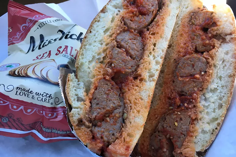 Image: Don't even think about trying to eat this in your car.
