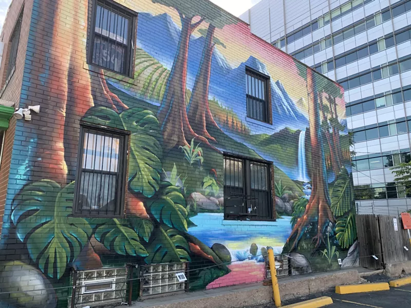 Image: Higher Grade's Elati Street dispensary updated their mural.