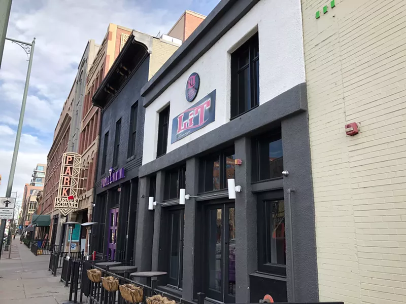 Image: Lit Lounge and Purple Martini are two of the newest additions to the 1400 block of Market Street.