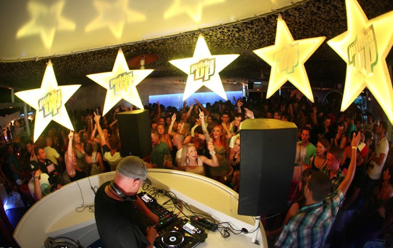 Eric Bingham plays Space Ibiza during Carl Cox's Revolution party in 2012.