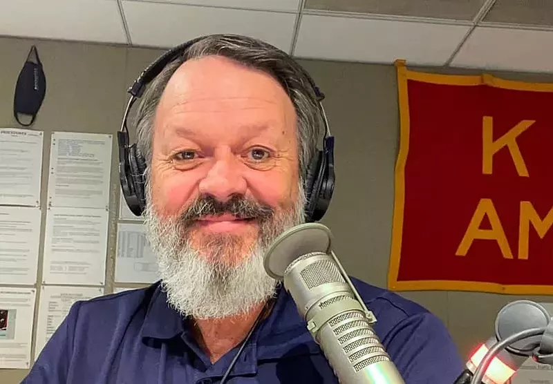 Image: Rick Crandall deejayed at KEZW for thirty years until the station switched formats this week.