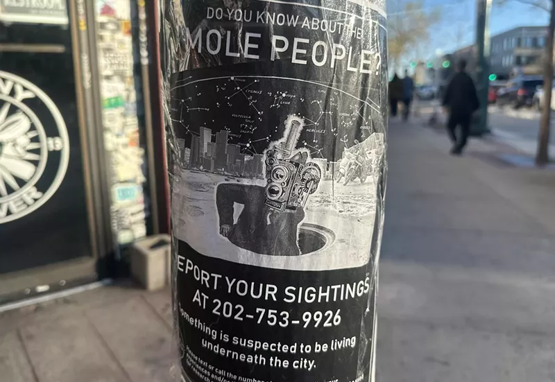 Image: Mole people flyer in Denver