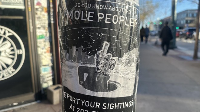 Mole people flyer in Denver