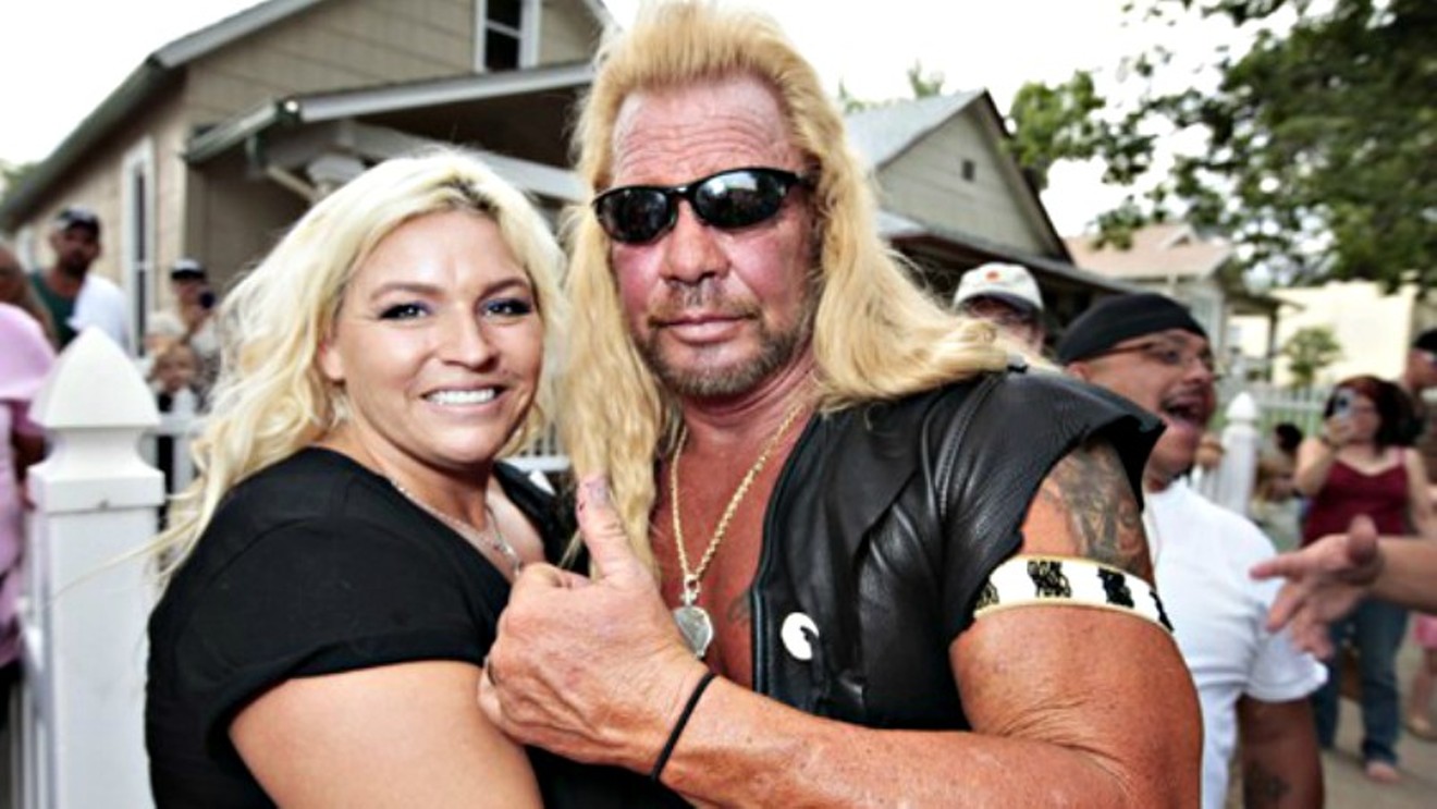 Duane and Beth Chapman at the June 2012 celebration for the Dog the Bounty Hunter store's grand opening in Edgewater. Click to see the complete slideshow.