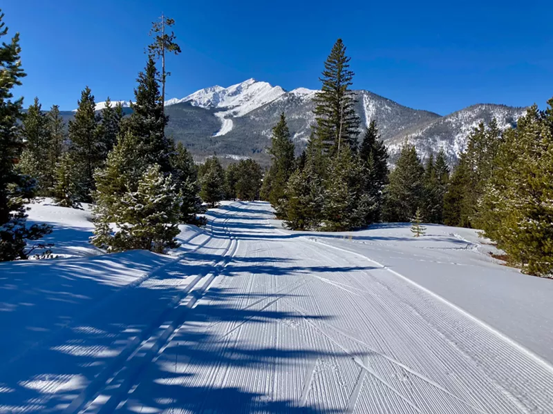 Image: Scenic views from the Frisco Nordic Center.