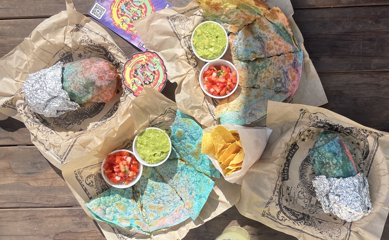 Illegal Pete’s and Meow Wolf Partner on a Tie-Dyed Tortilla: the Portilla