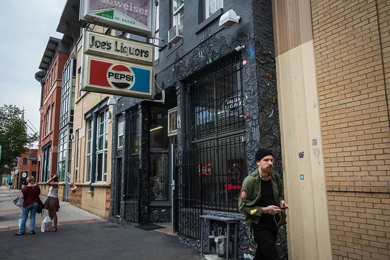 Image: Joe's has finally given up the ghost in the 2600 block of Larimer Street.