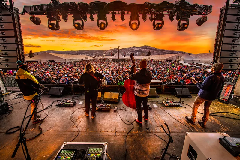 Image: Billy Strings performs at WinterWonderGrass 2020.