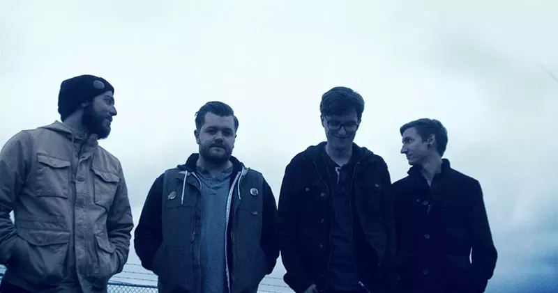 Image: On December 21, Overslept is headlining the Non-Denominational Holiday Extravaganza at Lost Lake, featuring Postcards, Silver & Gold, and Tyto Alba.