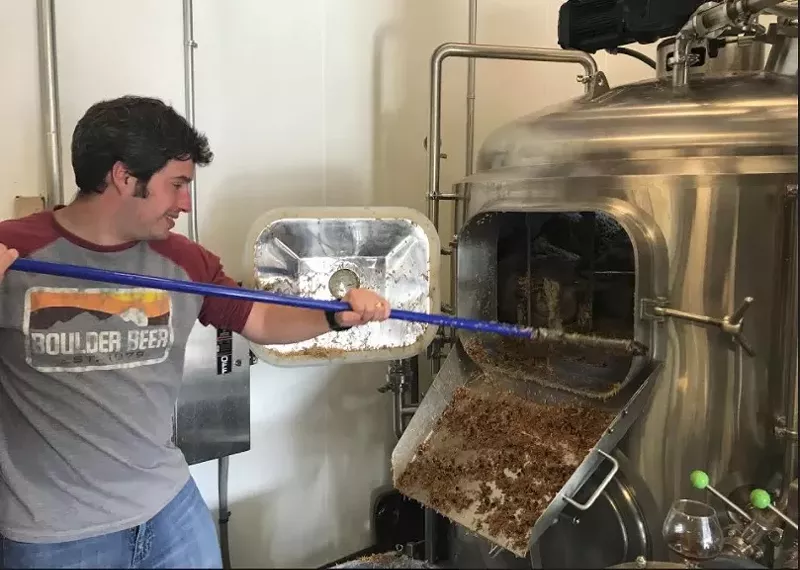 Image: Judd Belstock uses corn to make chicha.