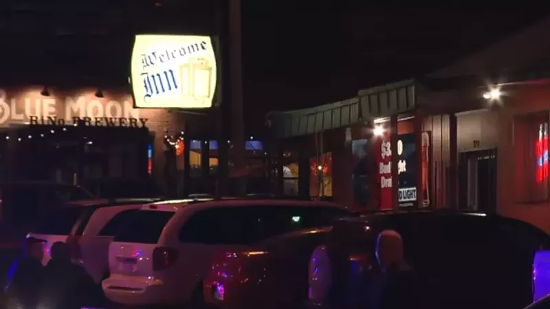 Image: The New Welcome Inn shortly after the January 5 double murder.