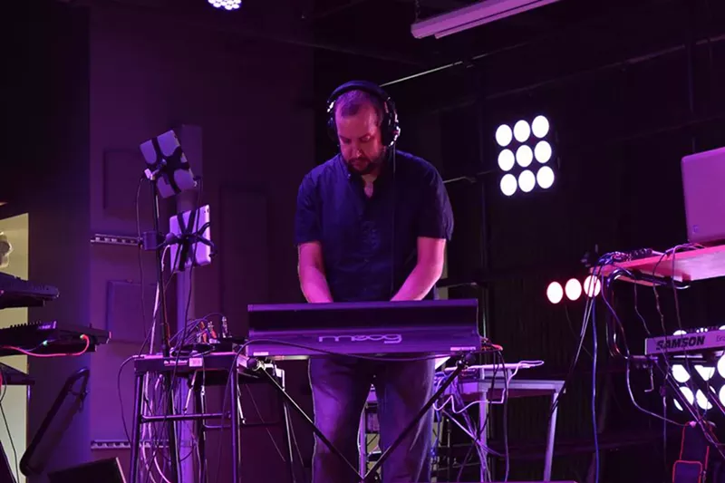 Image: Chris Frain at Downtown Artery, 2015.