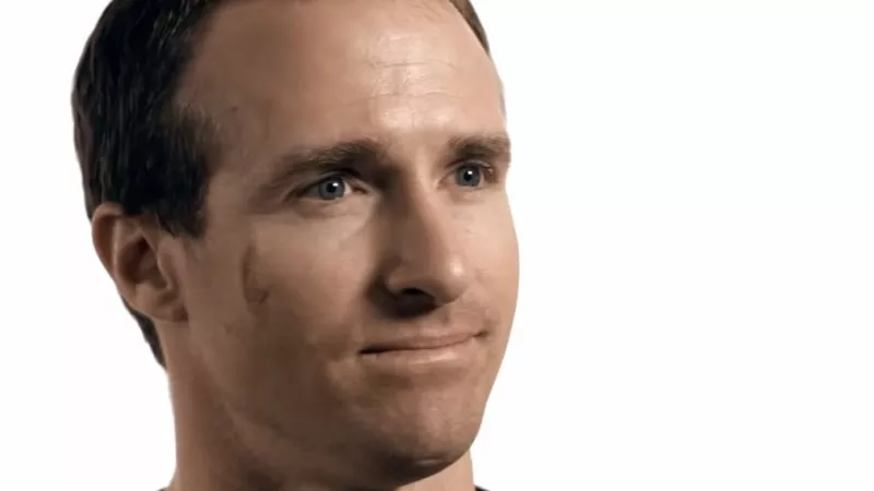 Image: Drew Brees had to call an audible after the backlash.