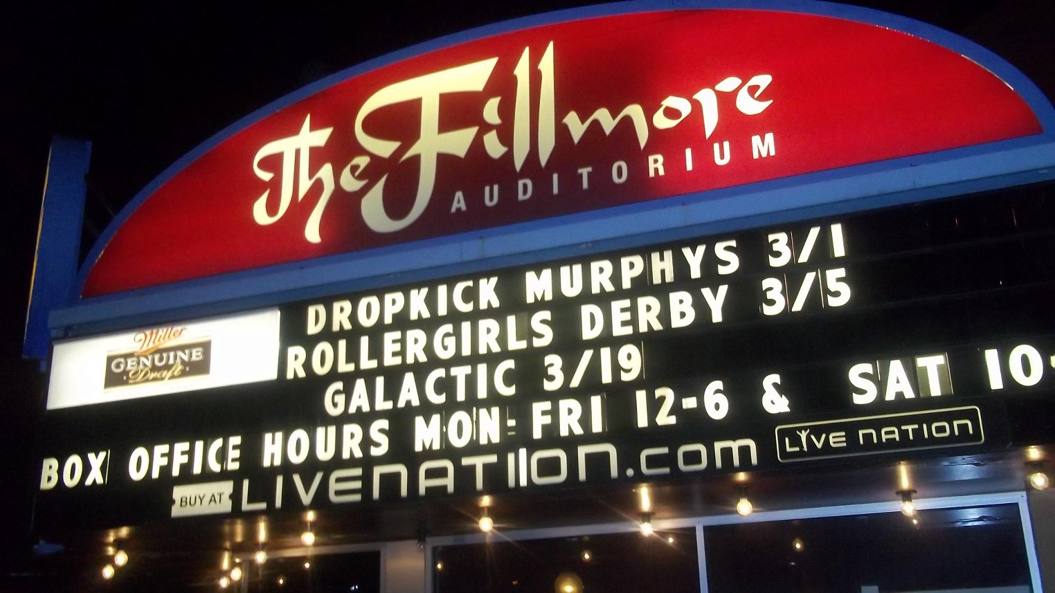 Dropkick Murphy  Fillmore Auditorium at Denver, Colorado